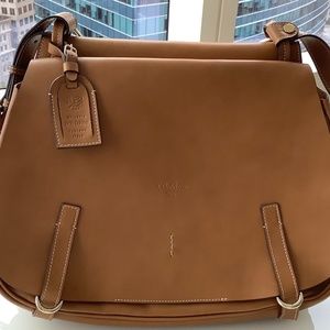 Boldrini Selleria Vachetta Leather Cognac Bag